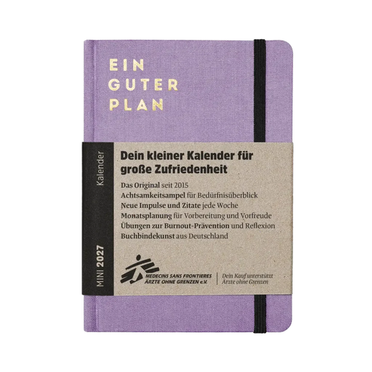 Ein guter Plan Mini 2027 - Lavendel