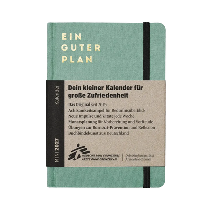 Ein guter Plan Mini 2027 - Seegrün