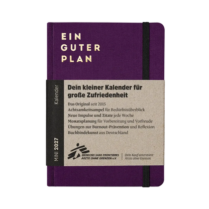 Ein guter Plan Mini 2027 - Violett