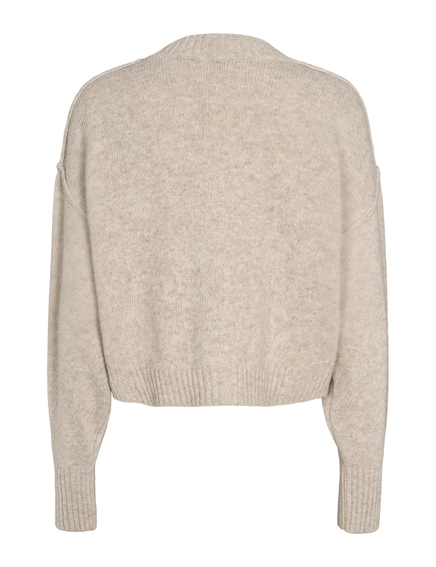 esmé studios - ESElida Knit Cardigan Sand Melange - WERTE FREUNDE