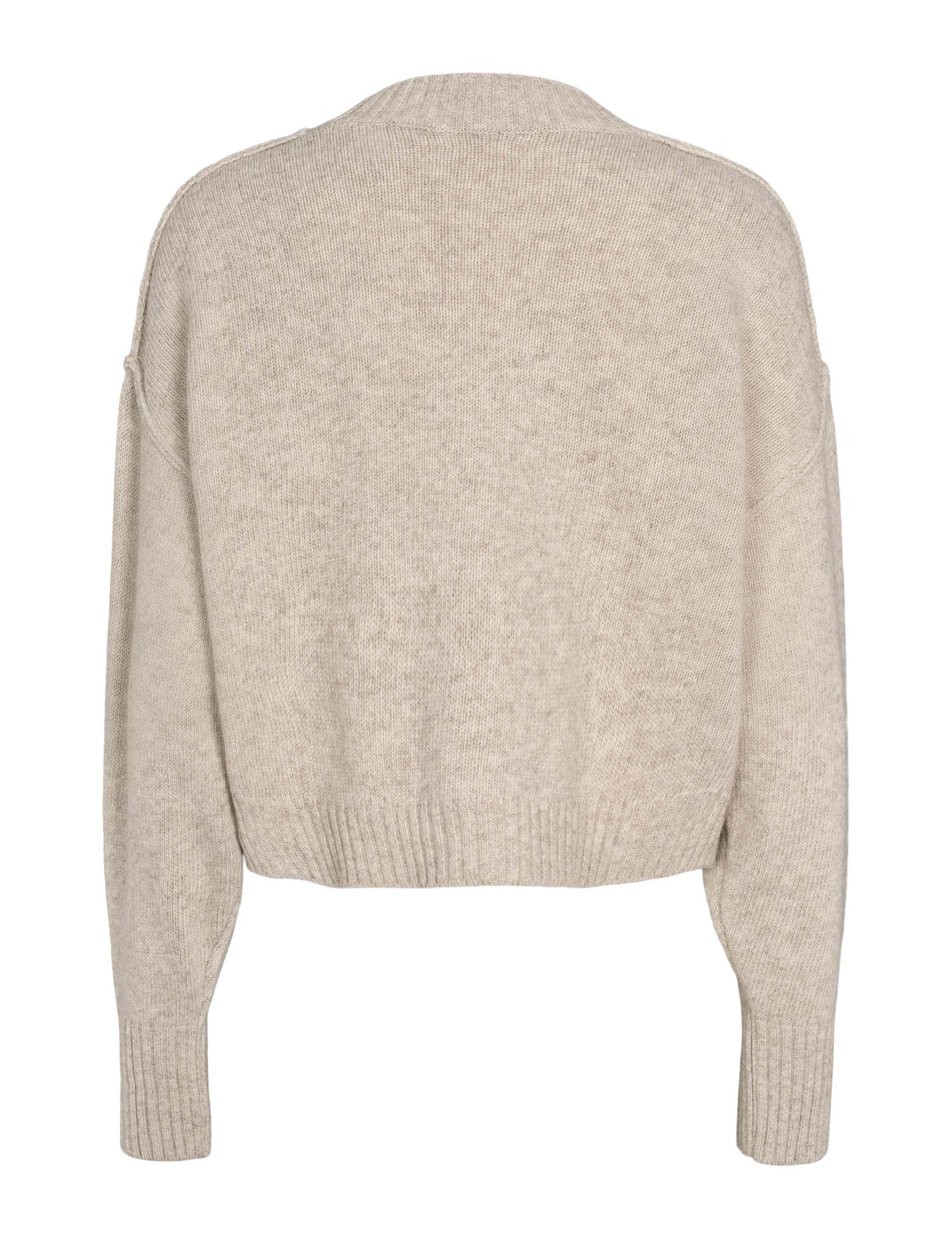 esmé studios - ESElida Knit Cardigan Sand Melange - WERTE FREUNDE