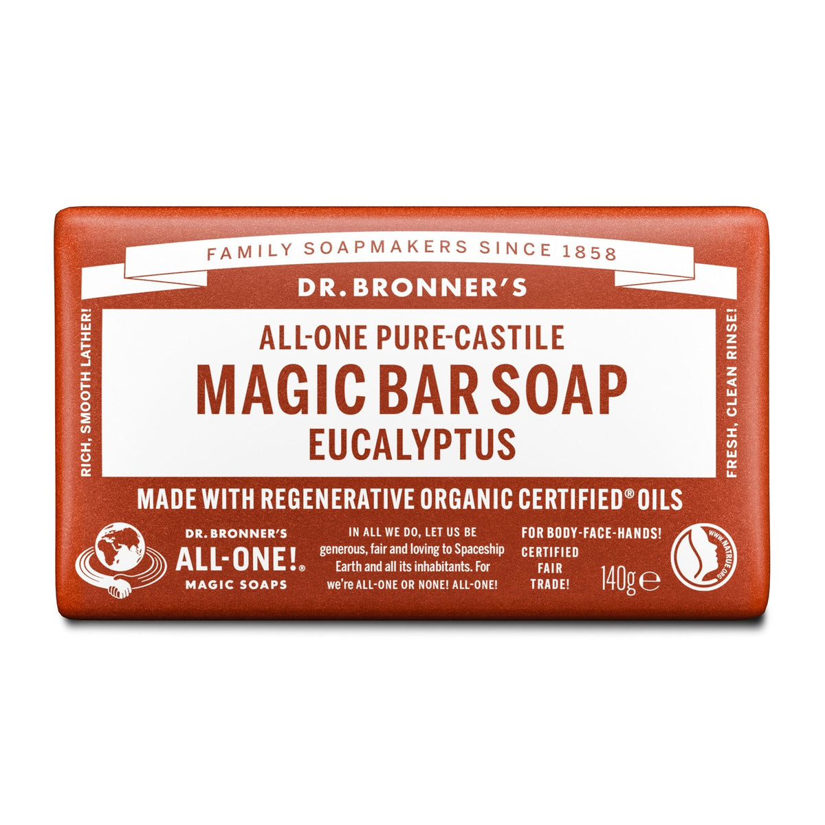Dr. Bronner´s - Reine Naturseife Eukalyptus 140g