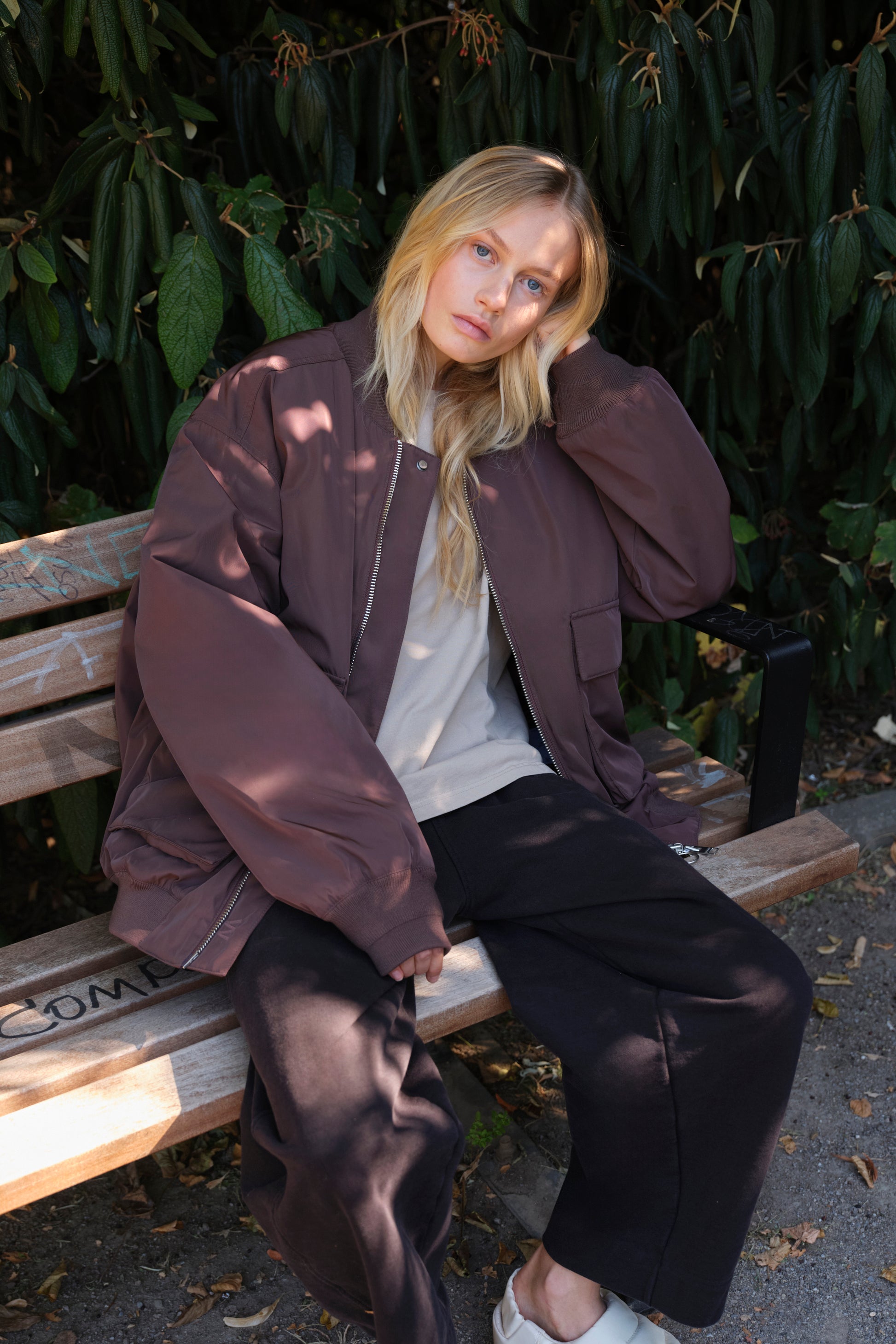 embassy - MAPES BOMBER JACKET FRENCH ROAST - WERTE FREUNDE