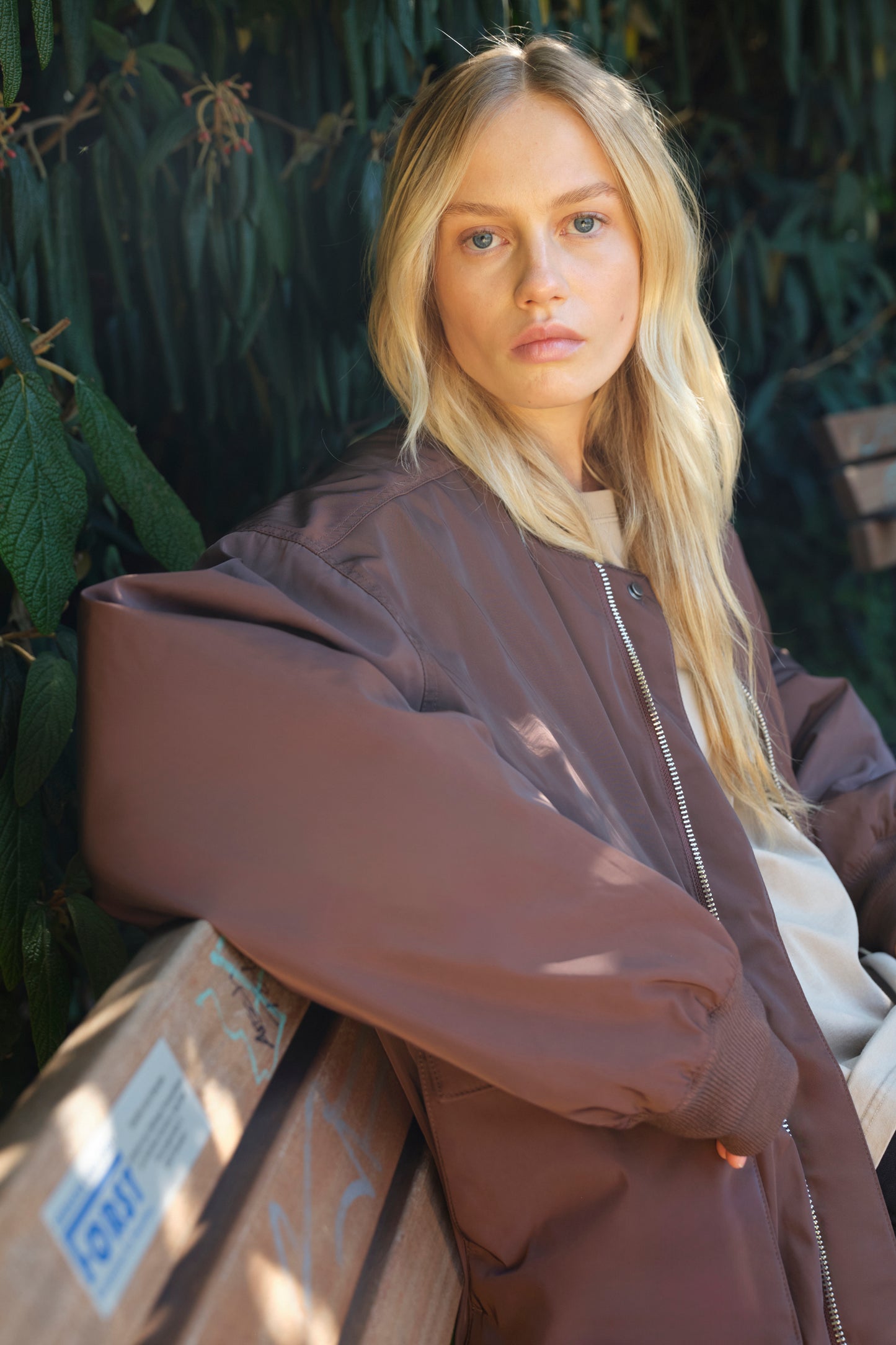 embassy - MAPES BOMBER JACKET FRENCH ROAST - WERTE FREUNDE