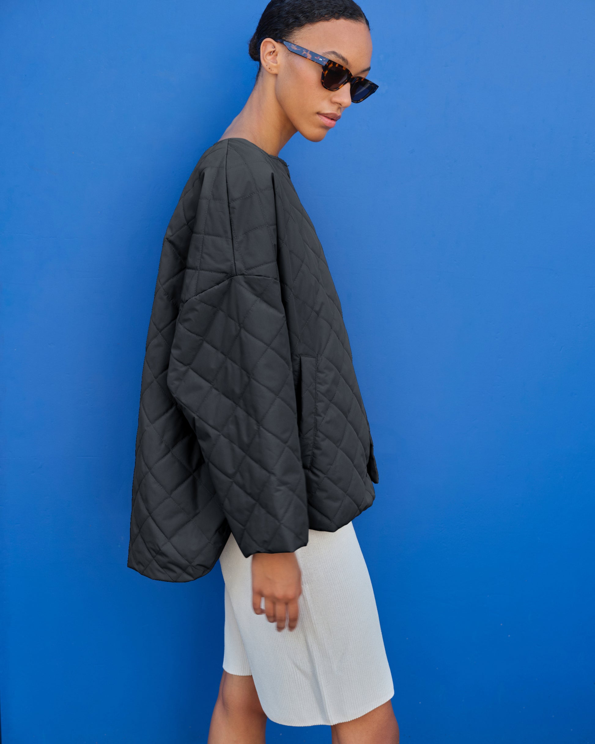 embassy - MONA JACKET FADED BLACK - WERTE FREUNDE