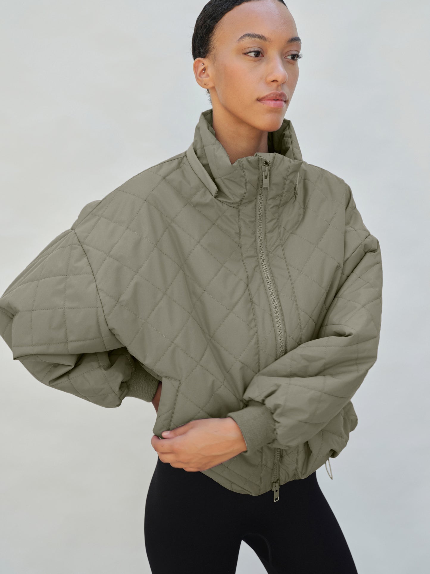 embassy - NALA JACKET PALE OLIVE - WERTE FREUNDE