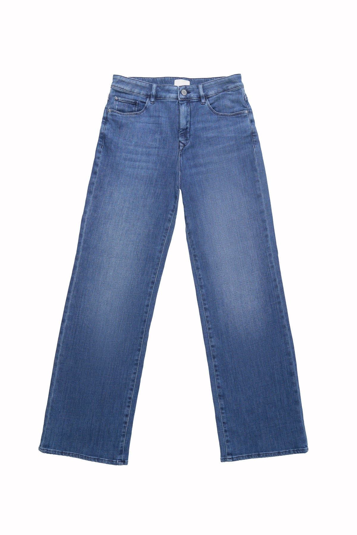 Dawn Denim - DEW Flared Soft Denim - Classic Medium Blue
