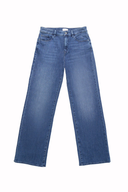 Dawn Denim - DEW Flared Soft Denim - Classic Medium Blue