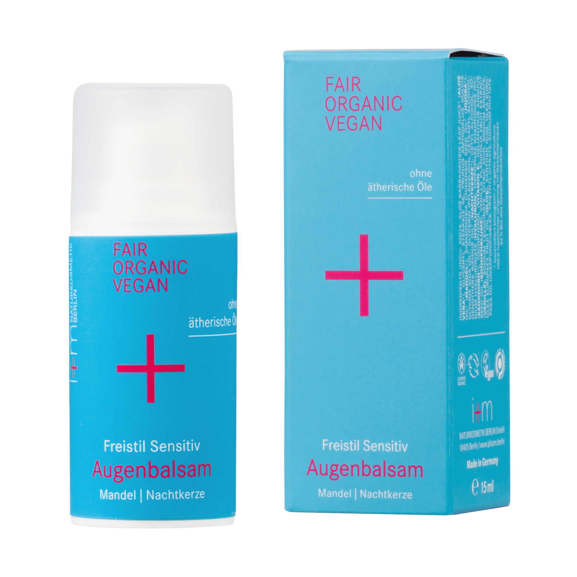 i+m - Freistil Sensitiv Augenbalsam parfumfrei - 15 ml - WERTE FREUNDE