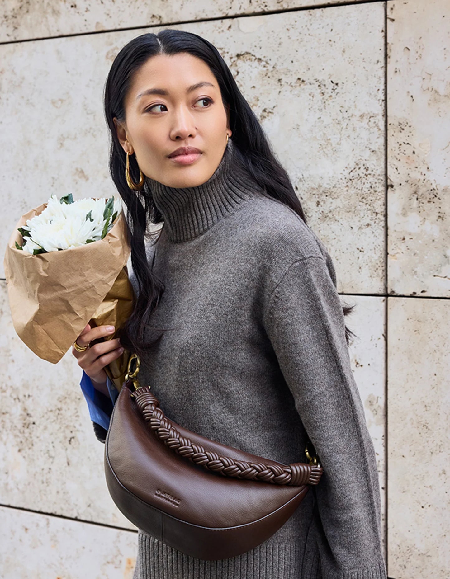 O MY BAG - Leo - Chocolate Soft Grain Leather - WERTE FREUNDE