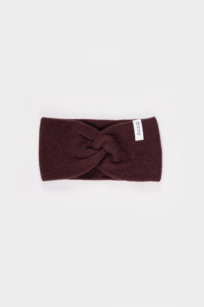 Rifo - Nadia Cashmere Headband Brown Caffè