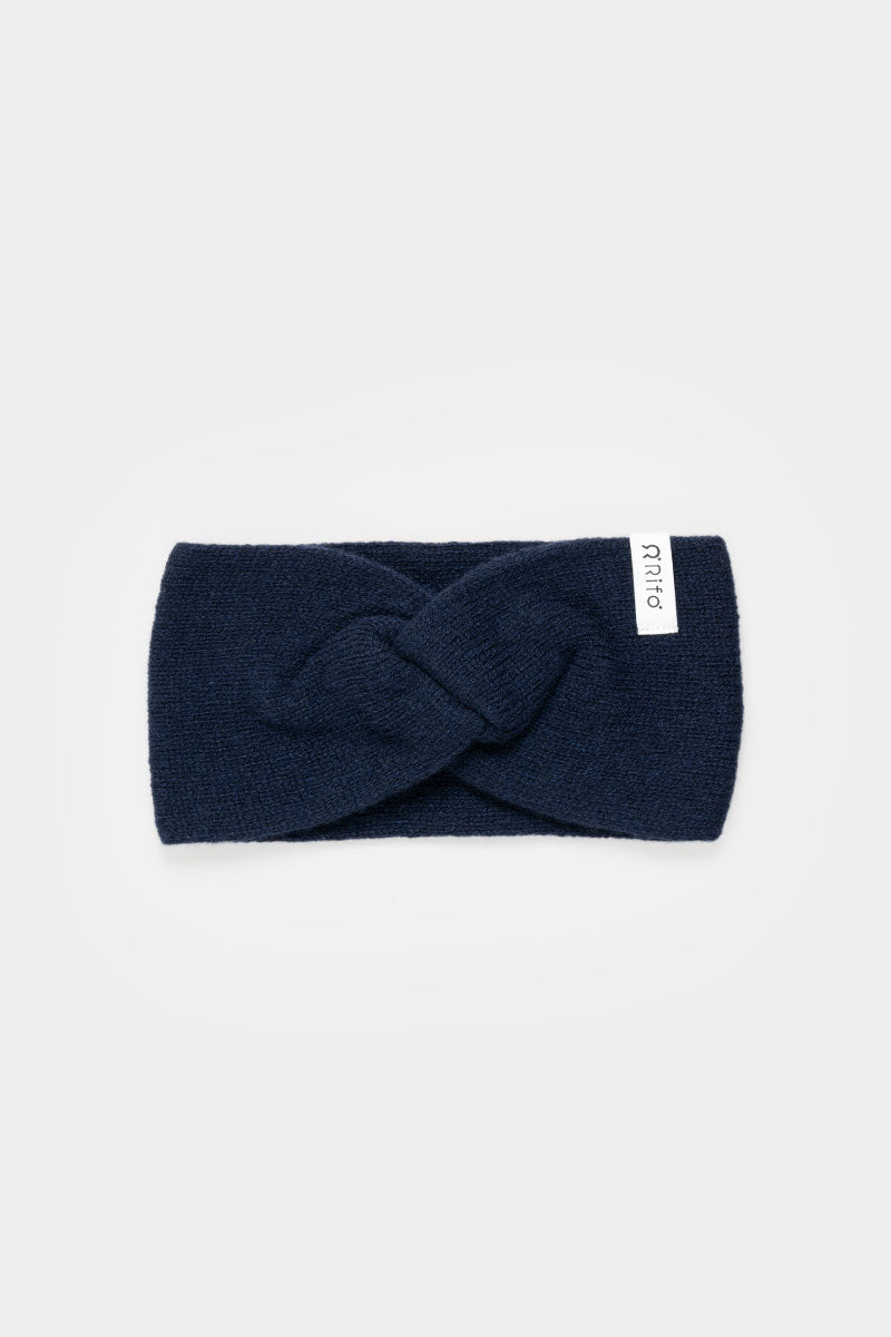 Rifo - Nadia Cashmere Headband Blue Mora