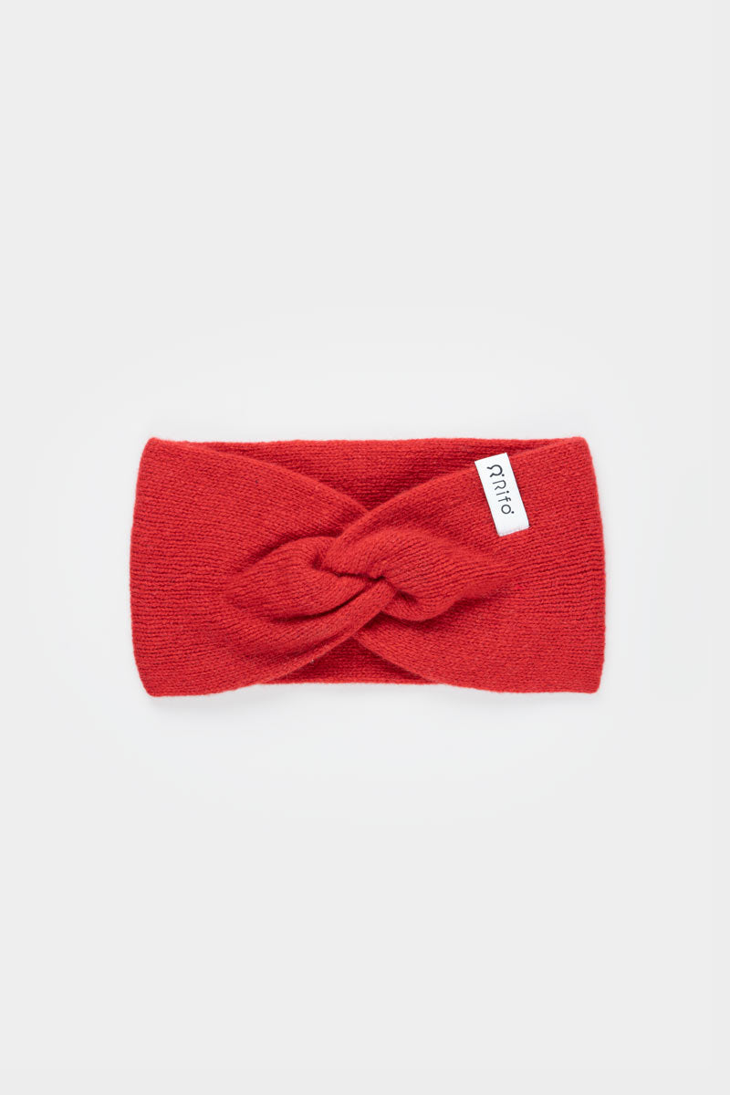 Rifo - Nadia Cashmere Headband Red Papavero