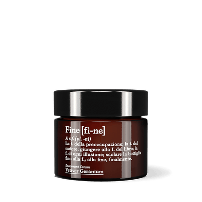 FINE - Deodorant Cream Vetiver Geranium 50g - WERTE FREUNDE
