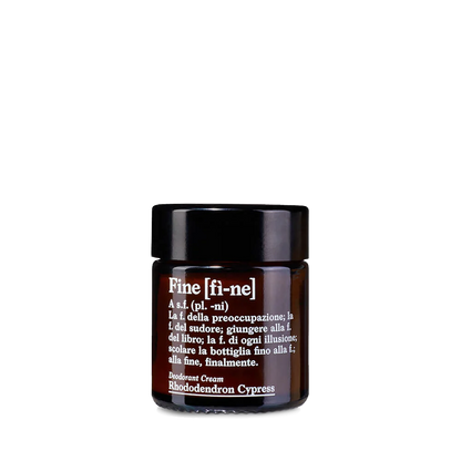 FINE - Deodorant Cream Rhododendron Cypresse 30g - WERTE FREUNDE