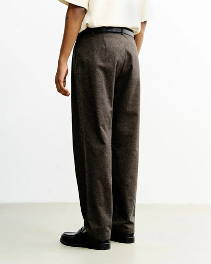 ROTHOLZ - Flannel Everyday Pant Black Brown
