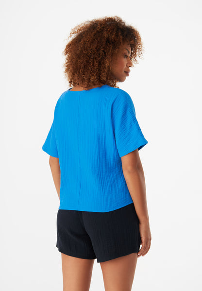 Givn - Pina Blouse French Blue (Musselin)