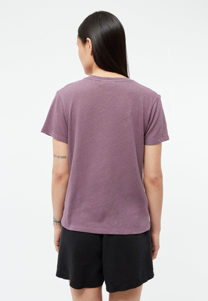 GIVN - GBJulia T-Shirt English Violet (Linen) - WERTE FREUNDE