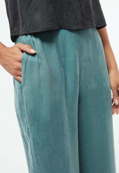 GIVN - GBMarla Trousers Graphite Green (Tencel) - WERTE FREUNDE