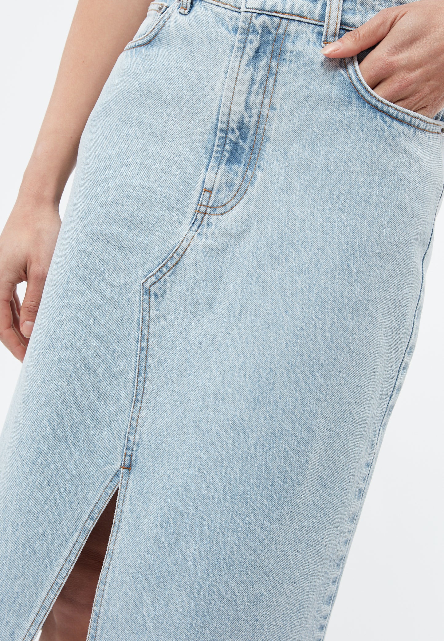 GIVN - GBKarlotta Skirt Light Blue - WERTE FREUNDE