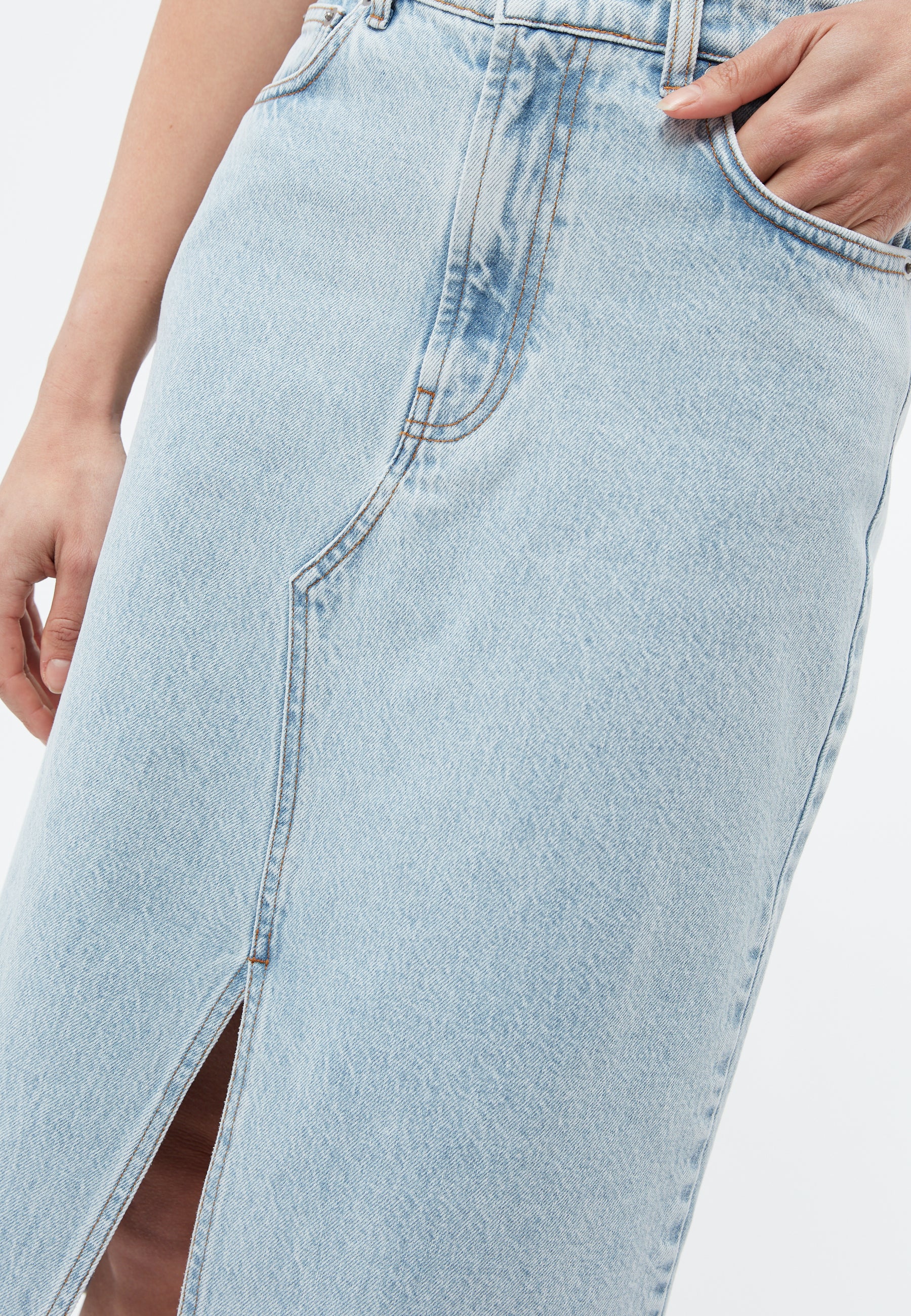 GIVN - GBKarlotta Skirt Light Blue - WERTE FREUNDE