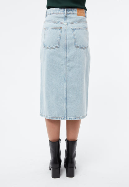 GIVN - GBKarlotta Skirt Light Blue - WERTE FREUNDE