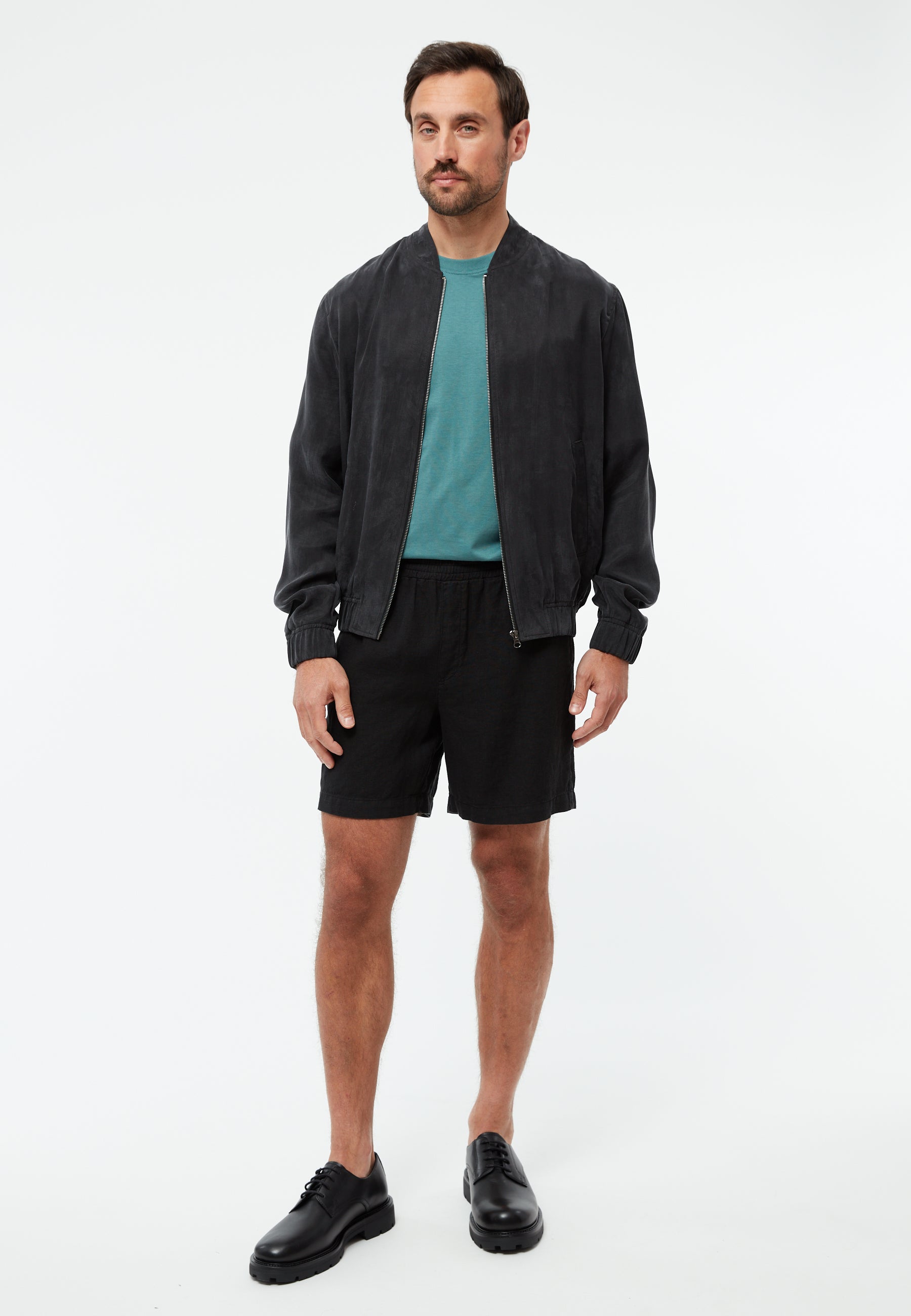 GIVN - GBKeno Jacket Black (Tencel) - WERTE FREUNDE