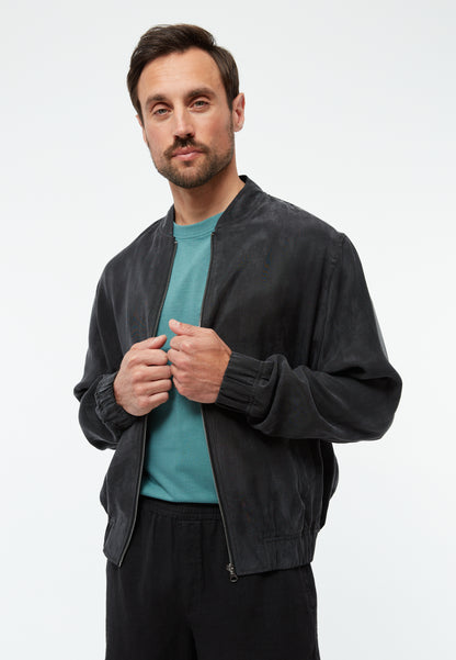 GIVN - GBKeno Jacket Black (Tencel) - WERTE FREUNDE