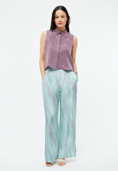 GIVN - GBXenia Blouse English Violet (Tencel) - WERTE FREUNDE