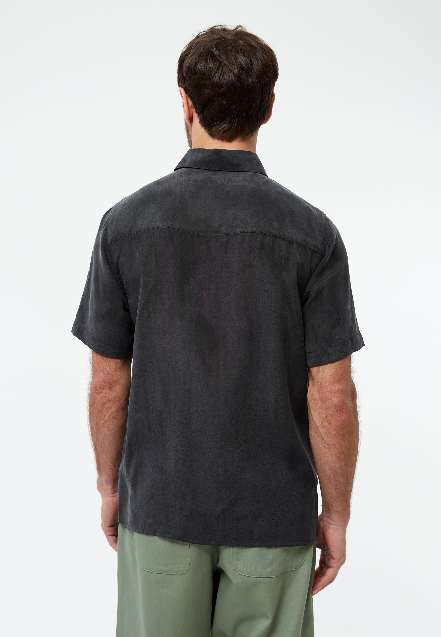 GIVN - GBKoda Buttoned Shirt Black (Tencel) - WERTE FREUNDE