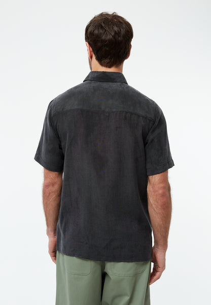 GIVN - GBKoda Buttoned Shirt Black (Tencel) - WERTE FREUNDE