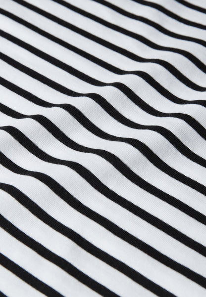 GIVN - GBJulia (Heart) T-Shirt Black / White (Stripes) - WERTE FREUNDE