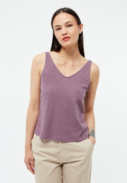 GIVN - GBJette Top English Violet (Linen) - WERTE FREUNDE