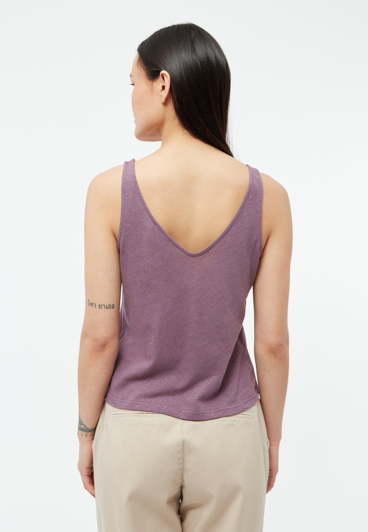 GIVN - GBJette Top English Violet (Linen) - WERTE FREUNDE