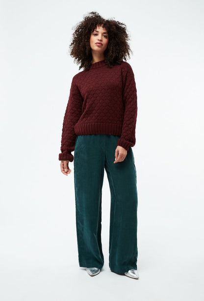 GIVN - Justine Sweater Burgundy (Merino)