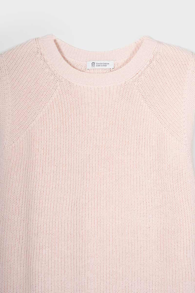 Rifo - Adelaide Women's Recycled Cotton Gilet Pink Tulle - WERTE FREUNDE