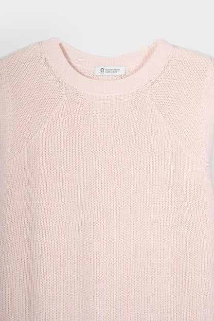 Rifo - Adelaide Women's Recycled Cotton Gilet Pink Tulle - WERTE FREUNDE