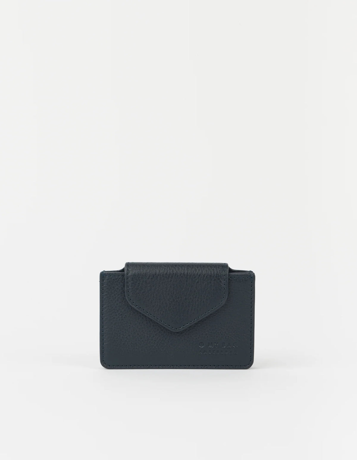 O MY BAG - Harmonica Wallet Soft Grain Leather Universe Blue
