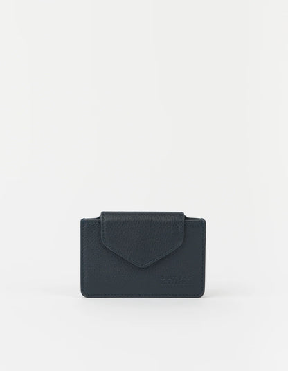 O MY BAG - Harmonica Wallet Soft Grain Leather Universe Blue