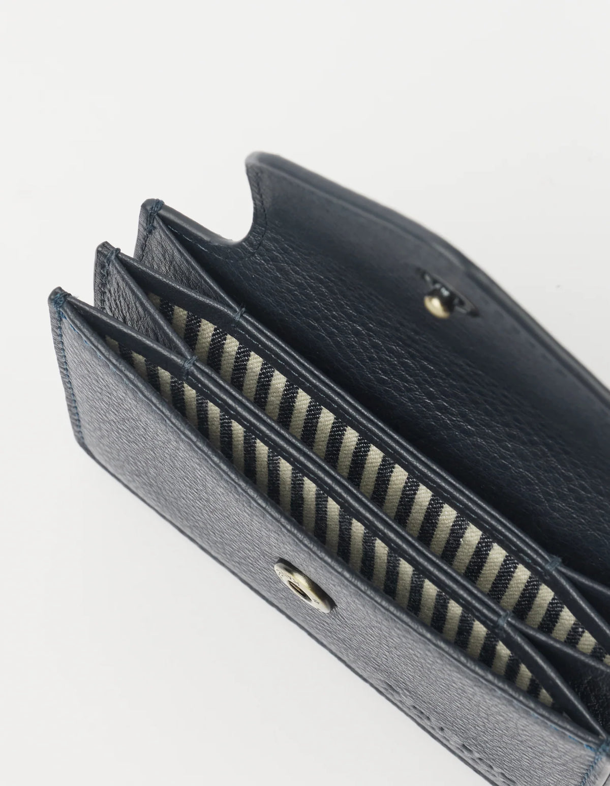 O MY BAG - Harmonica Wallet Soft Grain Leather Universe Blue