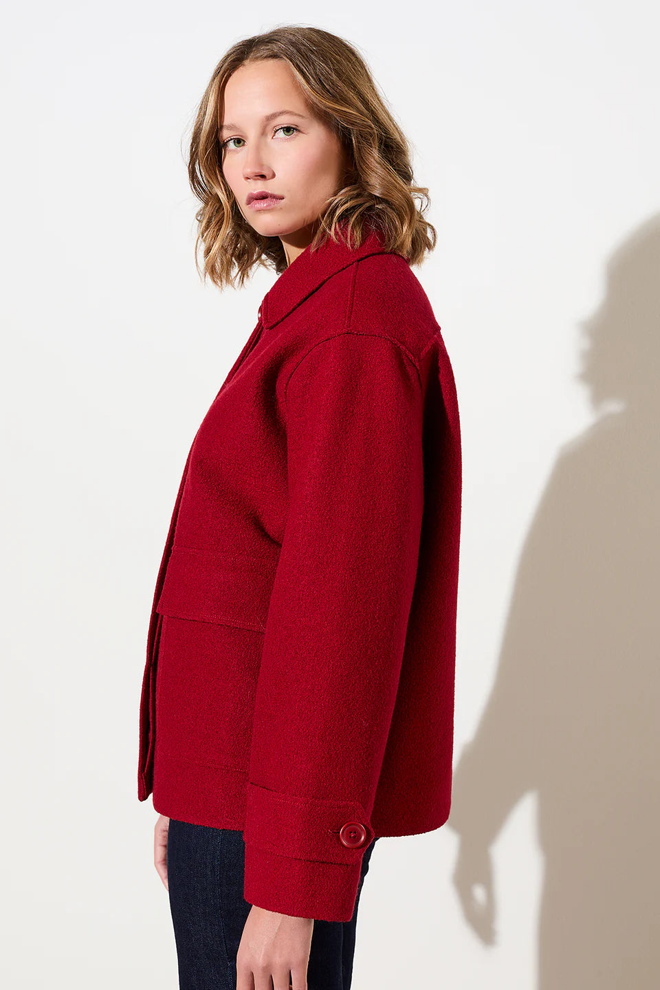 LangerChen - Jacket Merritt dark poppy - WERTE FREUNDE