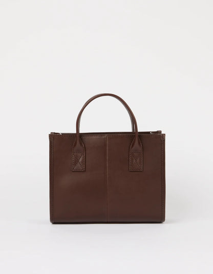 O MY BAG - Jackie Midi - Chocolate Classic Leather - WERTE FREUNDE