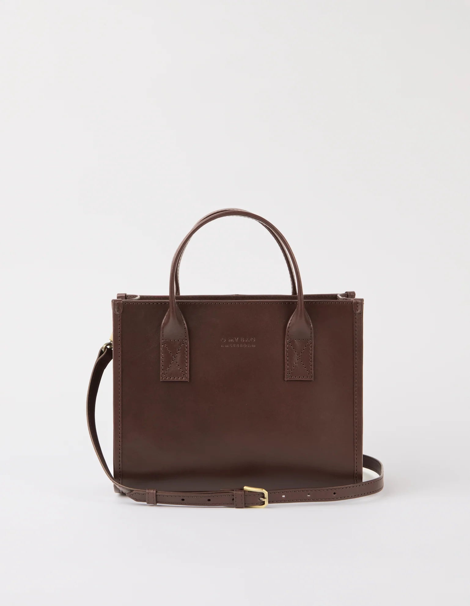 O MY BAG - Jackie Midi - Chocolate Classic Leather - WERTE FREUNDE