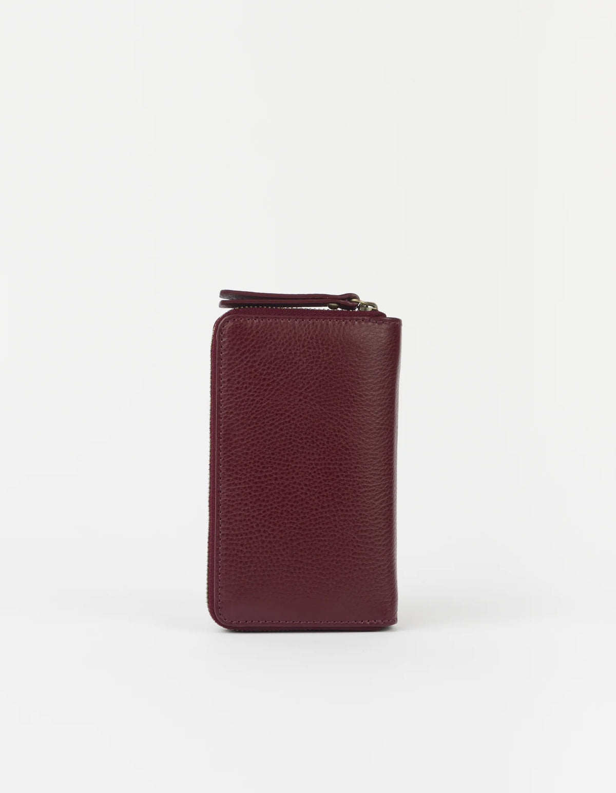 O MY BAG - Jett Wallet Soft Grain Leather Dark Cherry