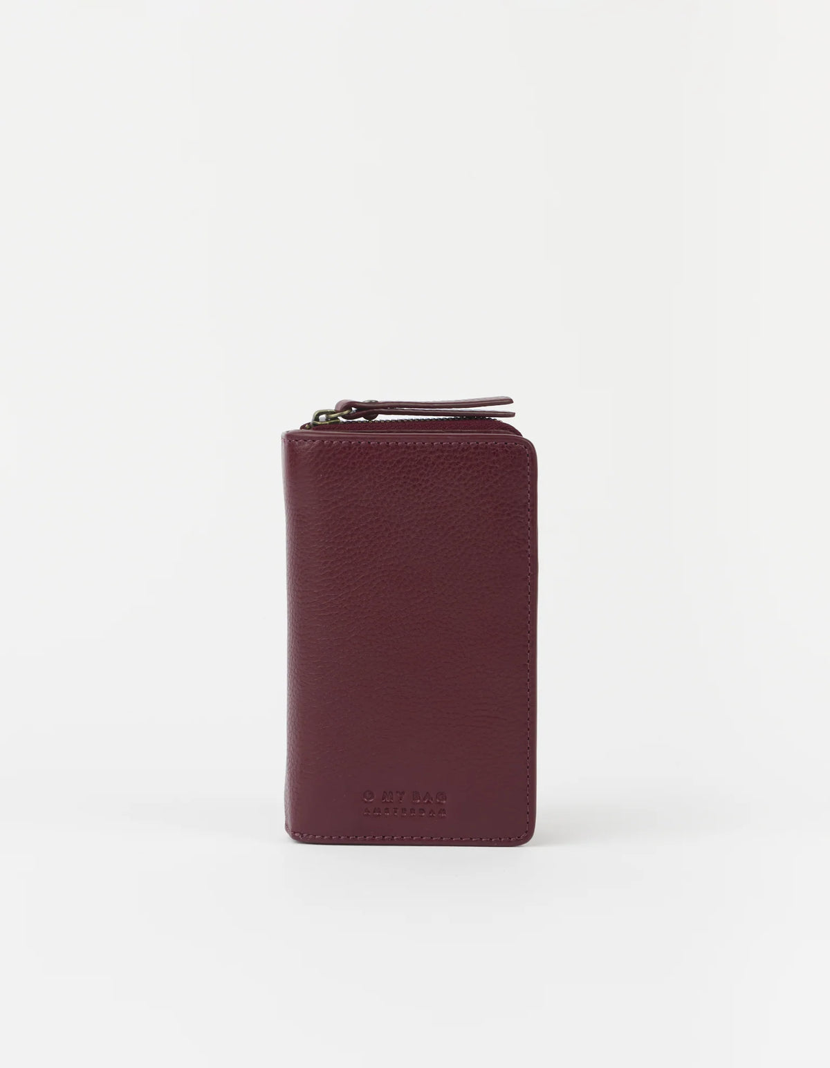 O MY BAG - Jett Wallet Soft Grain Leather Dark Cherry