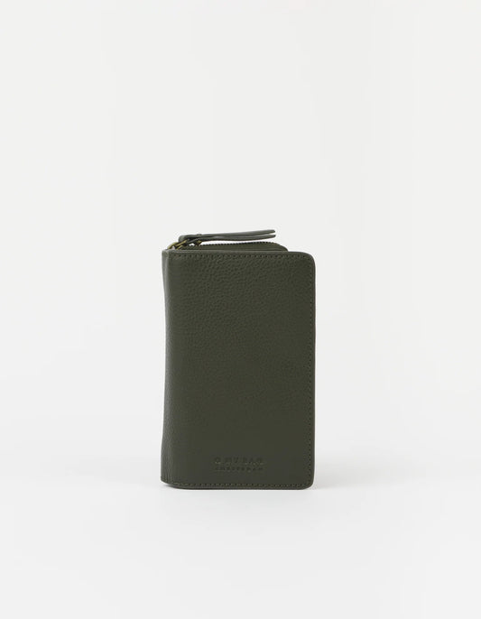 O MY BAG - Jett Wallet Soft Grain Leather Moss