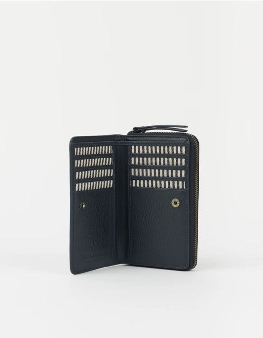 O MY BAG - Jett Wallet Soft Grain Leather Universe Blue