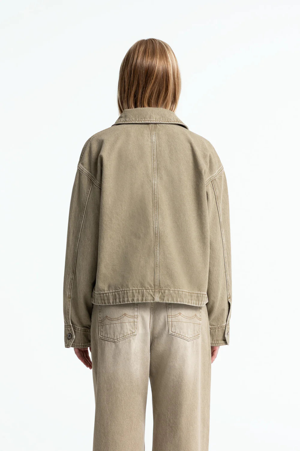 Kings of Indigo - INGRID Jacket RETRO BEIGE CLEAN - WERTE FREUNDE