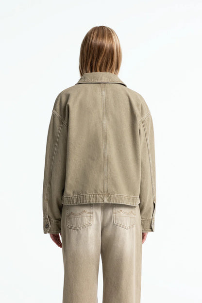 Kings of Indigo - INGRID Jacket RETRO BEIGE CLEAN - WERTE FREUNDE