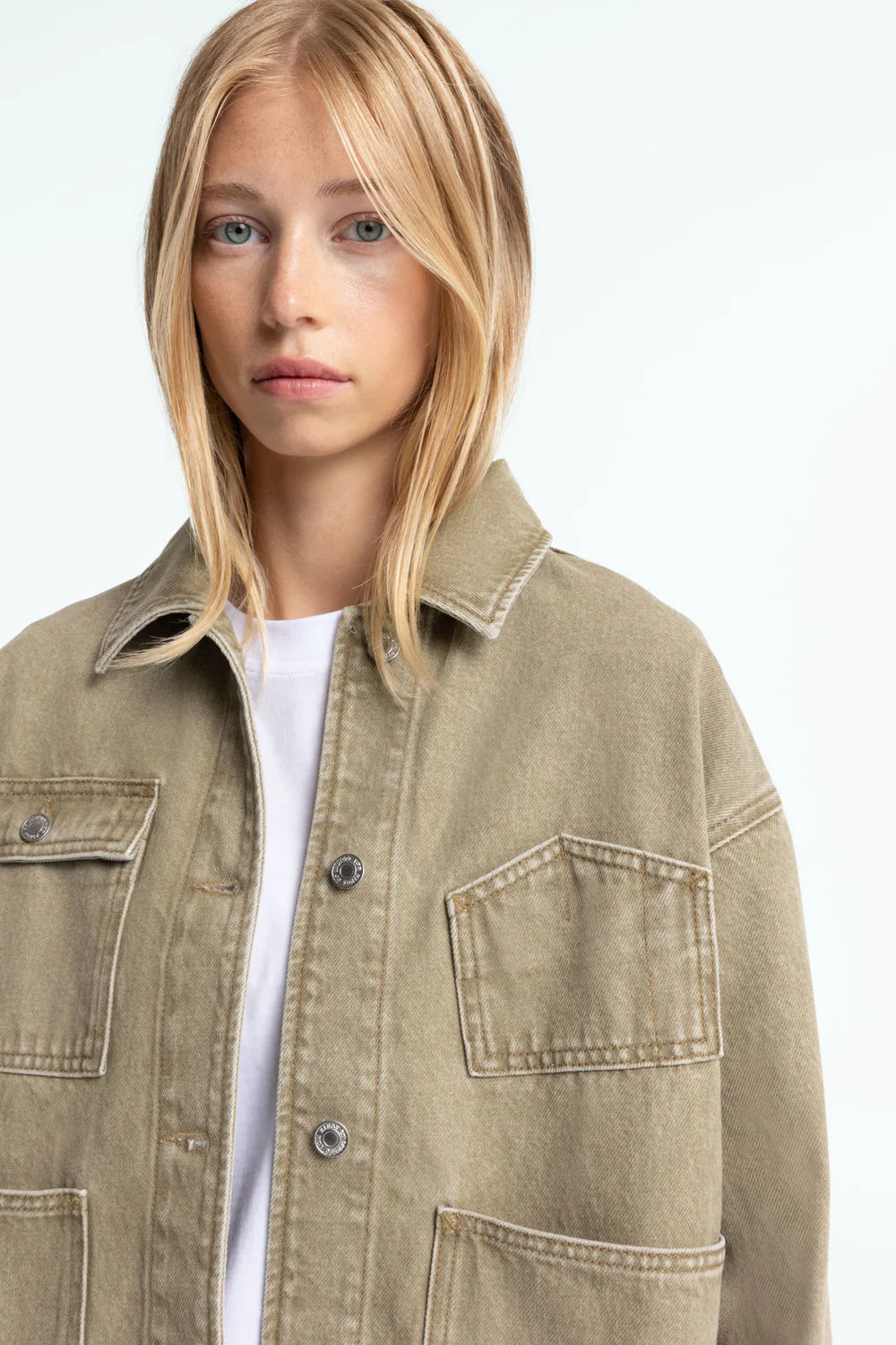 Kings of Indigo - INGRID Jacket RETRO BEIGE CLEAN - WERTE FREUNDE